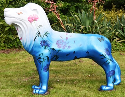 Lot 175 - FORMER BRISTOL ZOO GARDENS - LIONS OF BATH - 'FENTON' LION SCULPTURE