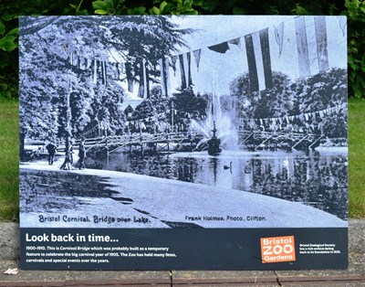 Lot 178 - FORMER BRISTOL ZOO GARDENS - CARNIVAL BRIDGE AT BRISTOL ZOO PHOTO