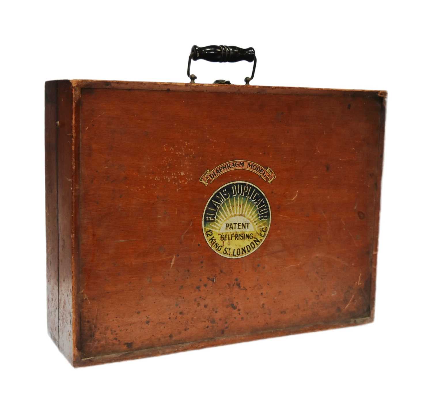 Lot 203 - FORMER BRISTOL ZOO GARDENS - EARLY ELLAM'S DUPLICATOR SET