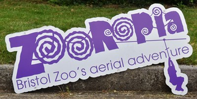 Lot 230 - FORMER BRISTOL ZOO GARDENS - ZOOROPIA PLAYGROUND SIGN