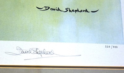 Lot 241 - FORMER BRISTOL ZOO GARDENS - DAVID SHEPHERD (1931-2017) - AFRICAN BULL ELEPHANT - SIGNED PRINT