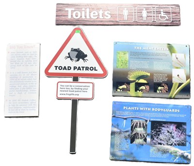 Lot 268 - FORMER BRISTOL ZOO GARDENS - COLLECTION OF ASSORTED SIGNS