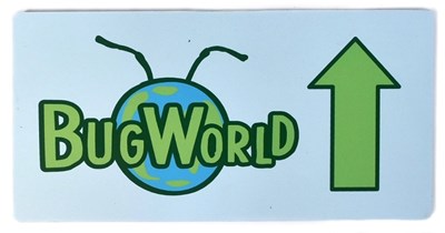 Lot 275 - FORMER BRISTOL ZOO GARDENS - BUG WORLD DIRECTIONAL SIGN