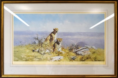 Lot 277 - FORMER BRISTOL ZOO GARDENS - DAVID SHEPHERD (1931-2017) - SERENGETI - PRINT