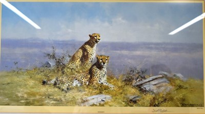 Lot 277 - FORMER BRISTOL ZOO GARDENS - DAVID SHEPHERD (1931-2017) - SERENGETI - PRINT