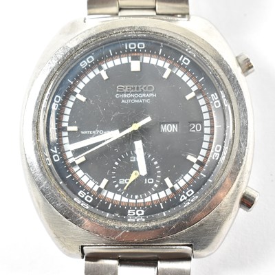 Lot 393 - VINTAGE SEIKO CHRONOGRAPH AUTOMATIC WRISTWATCH