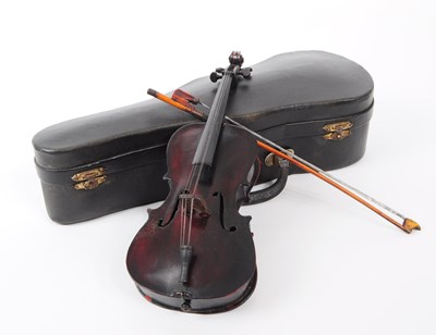 Lot 312 - EARLY 20TH CENTURY APPRENTICE VIOLIN