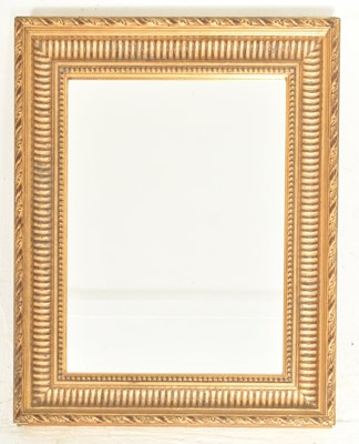 Lot 567 - FRENCH EMPIRE STYLE 20TH CENTURY GILT WOOD WALL MIRROR