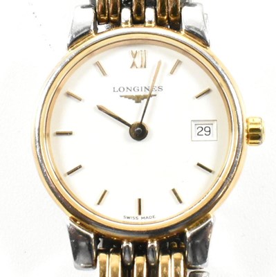 Lot 397 - LONGINES LES GRANDES CLASSIQUES BICOLOUR WRISTWATCH