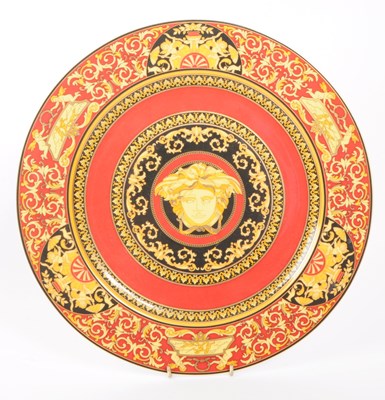 Lot 145 - ROSENTHAL - VERSACE - VINTAGE 20TH CENTURY MEDUSA LARGE PLATE