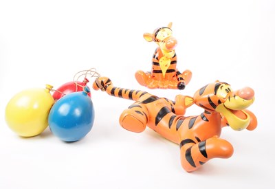 Lot 329 - WINNIE THE POOH - X2 CONTEMPORARY TIGGER MODEL FIGURES