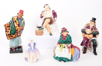 Lot 148 - ROYAL DOULTON - COLLECTION OF FIVE VINTAGE 20TH CENTURY FIGURES