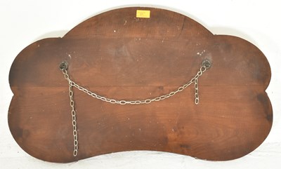 Lot 321 - ART DECO 1930S FAN SHAPED WALL HANGING MIRROR