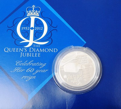 Lot 502 - ROYAL MINT - THE QUEENS DIAMOND JUBILEE SILVER COINS