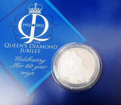 Lot 502 - ROYAL MINT - THE QUEENS DIAMOND JUBILEE SILVER COINS