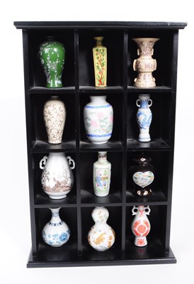 Lot 154 - COLLECTION OF VINTAGE 20TH CENTURY TWELVE PORCELAIN VASES