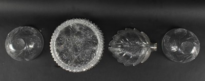 Lot 333 - KOSTA BODA, IITTALA ETC - COLLECTION OF VINTAGE FROSTED GLASSWARE, MOSTLY BOWLS