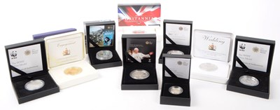 Lot 501 - ROYAL MINT - COLLECTION OF SILVER PROOF COINS