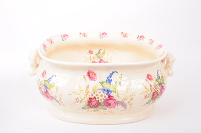 Lot 158 - COPELAND - SPODE - X2 OVAL PLANTER / FOOTBATH