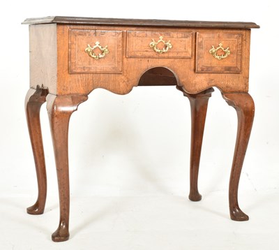 Lot 399 - GEORGE III 18TH CENTURY WALNUT LOW BOY WRITING DESK