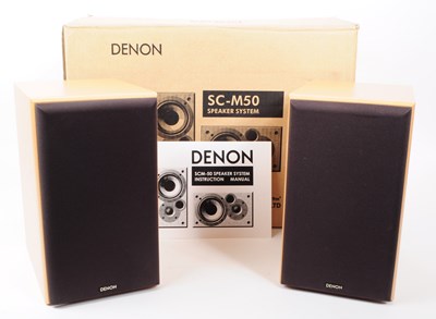 Lot 408 - DENON SC-M50 BOOKSHELF SPEAKER SYSTEM