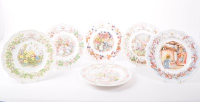 Lot 162 - ROYAL DOULTON - BRAMBLY HEDGE - COLLECTION OF SIX PLATES