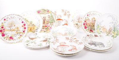 Lot 344 - ROYAL ALBERT - COLLECTION OF LATE 20TH CENTURY CABINET PLATES