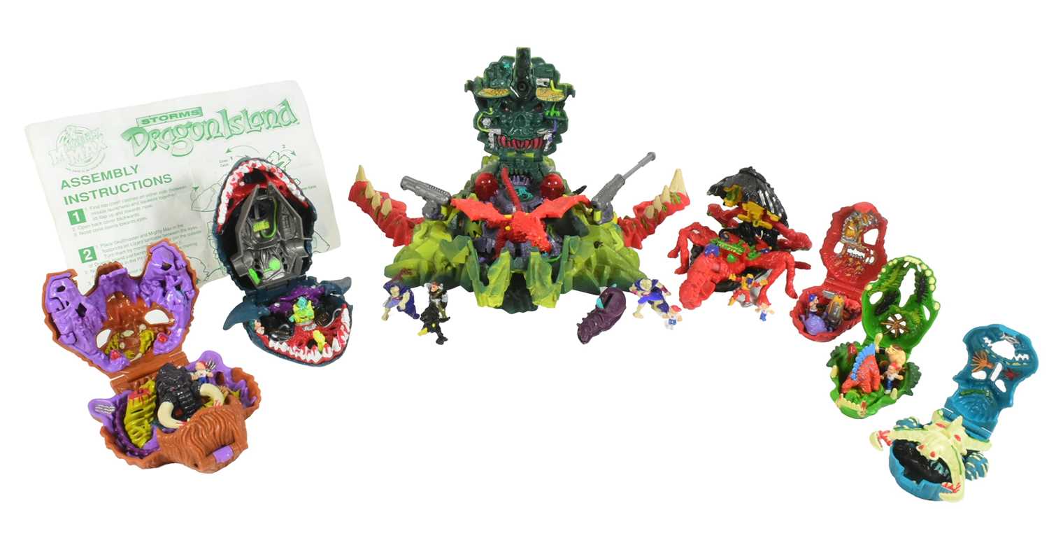 Lot 435 - MIGHTY MAX - VINTAGE BLUEBIRD MIGHTY MAX PLAYSETS