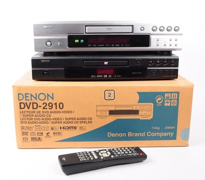 Lot 413 - DENON - TWO LATE 20TH CENTURY AV DVD PLAYERS