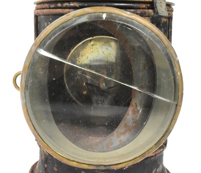 Lot 144 - B.R.(W) STEAM LOCOMOTIVE OIL LAMP WITH ANOTHER