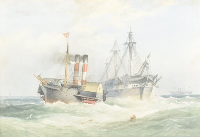 Lot 297 - WILLIAM FREDERICK MITCHELL (1845-1914) - MARITIME WATERCOLOUR PAINTING