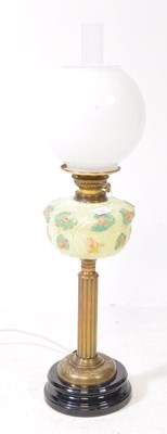 Lot 347 - MID CENTURY OIL LAMP STYLE ELECTRIC LAMP