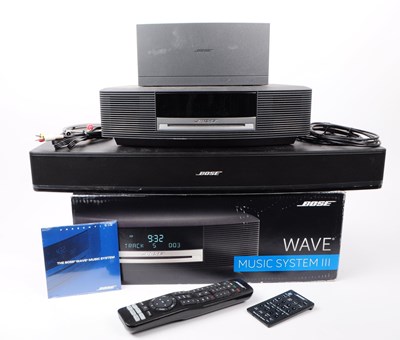 Lot 423 - BOSE - CONTEMPORARY WAVE MUSIC SYSTEM III