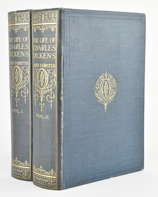 Lot 127 - DICKENS, CHARLES. 1911 THE LIFE OF CHARLES DICKENS BY FORSTER SIGNED BY EDITOR