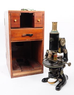 Lot 355 - STEINDORFF & CO - EARLY 20TH CENTURY MICROSCOPE