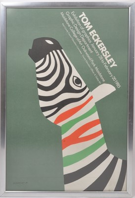 Lot 32 - TOM ECKERSLEY (1914-1997) - MAIDSTONE COLLEGE OF ART EXHIBITION POSTER