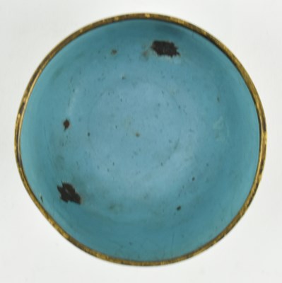 Lot 8 - QING DYNASTY CLOISONNE ENAMELLED CUP 清 铜胎掐丝珐琅茶杯