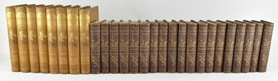 Lot 193 - ELIOT, GEORGE & SHAKESPEARE, WILLIAM. TWO LATE 19TH CENTURY LIBRARY SETS IN CLOTH