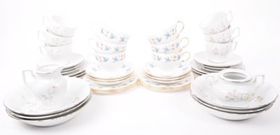 Lot 181 - BAREUTHER WALDSASSEM - QUEEN ANNE - TWO PART PORCELAIN TEA SERVICES