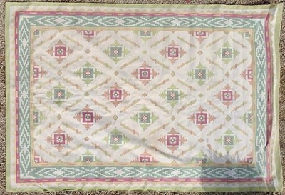 Lot 53 - LARGE IKAT FLOOR CARPET RUG