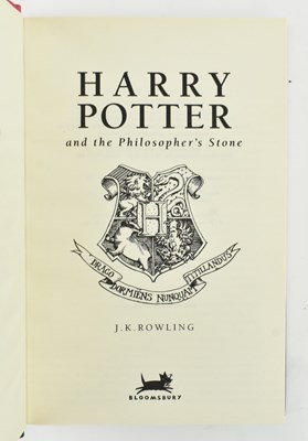 Lot 36 - ROWLING, J. K. COMPLETE SET OF SEVEN HARRY POTTER NOVELS IN DUST WRAPPERS