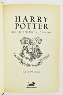 Lot 36 - ROWLING, J. K. COMPLETE SET OF SEVEN HARRY POTTER NOVELS IN DUST WRAPPERS