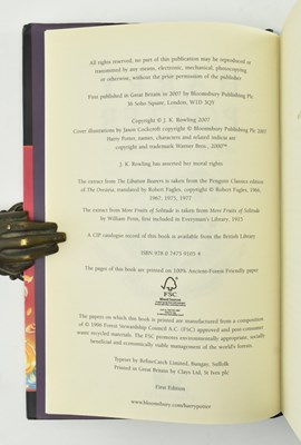 Lot 36 - ROWLING, J. K. COMPLETE SET OF SEVEN HARRY POTTER NOVELS IN DUST WRAPPERS