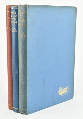 Lot 187 - MILNE, A. A. THREE EARLY EDITION WINNIE THE POOH & TOAD OF TOAD HALL WORKS