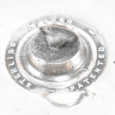 Lot 60 - VICTORIAN PAIR OF STERLING SILVER OVERSIZED CLOTHES BUTTONS