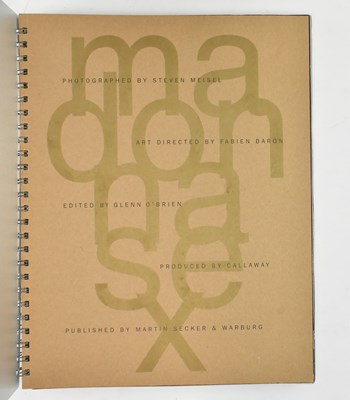 Lot 188 - EROTICA. MADONNA SEX & SIX OTHER EROTIC WORKS, TWO PHOTOGRAPHIC