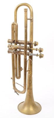 Lot 430 - 20TH CENTURY BRASS TRUMPET