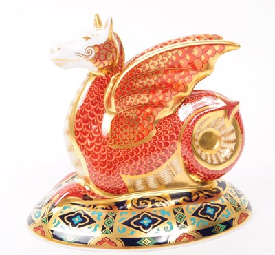 Lot 193 - ROYAL CROWN DERBY - 2003 LIMITED EDITION DRAGON FIGURE