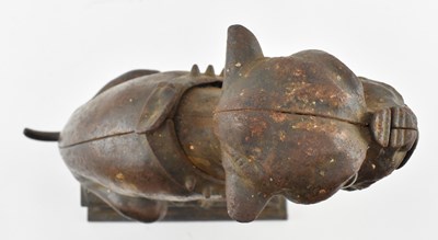 Lot 126 - 19TH CENTURY BULL DOG BANK MONEY BANK ATTR.TO J. & E. STEVENS
