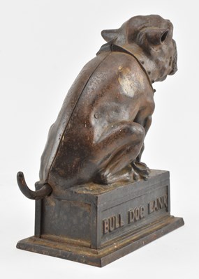 Lot 126 - 19TH CENTURY BULL DOG BANK MONEY BANK ATTR.TO J. & E. STEVENS
